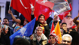 Turkijos valdančiosios partijos AKP renginys Vokietijoje
