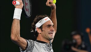 Rogeris Federeris nugalėjo Rafaelį Nadalį ir tapo &bdquo;Australian Open&ldquo; čempionu
