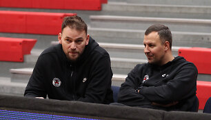 Giedrius Labuckas (de&scaron;inėje) ir Vilius Stani&scaron;auskas (kairėje)