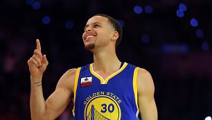 &bdquo;Golden State Warriors&ldquo; ekipos žaidėjas Stephenas Curry