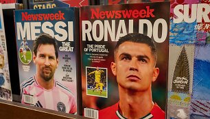 Lionelis Messi ir Cristiano Ronaldo