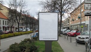 Reklaminis plakatas Vilniuje