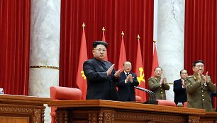 &Scaron;iaurės Korėjos lyderis Kim Jong Unas