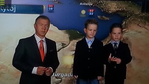 Naglis &Scaron;ulija su Aleksandru ir Jonu