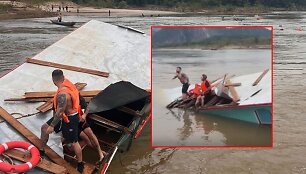 I&scaron; Laoso kelto katastrofos gelbėti ir lietuviai