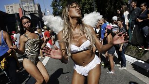 Transvestitai San Paulo gėjų parade
