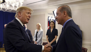 Donaldas Trumpas ir Recepas Tayyipas Erdoganas 