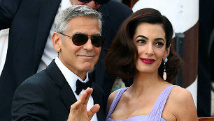 George Clooney ir Amal Clooney