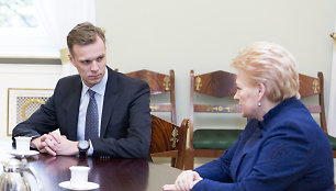 Gabrielius Landsbergis ir Dalia Grybauskaitė