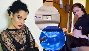 Jessie J ir jos nėštumo akimirkos