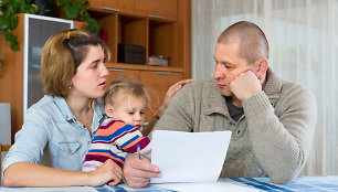 Šeima sunerimusi dėl savo finansinės padėties