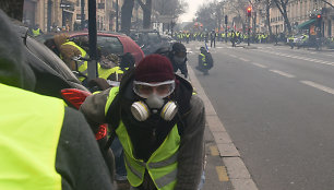 Prancūzijoje Naujųjų metų sutiktuves gali aptemdyti protestai