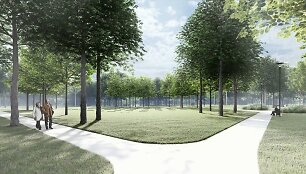 Tokia sovietų karių palaidojimo vietos vizija laimėjo savivaldybės skelbtą konkursą
