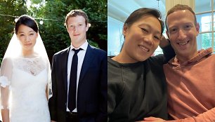 „Facebook“ įkūrėjas Markas Zuckerbergas su žmona Priscilla Chan susilauks trečio vaiko