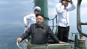 Šiaurės Korėjos diktatorius Kim Jong Unas