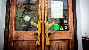 Baras &bdquo;Žvalgyba&ldquo; prie buvusio KGB pastato Maskvoje