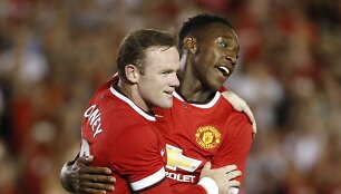 Wayne'as Rooney ir Danny Welbeckas