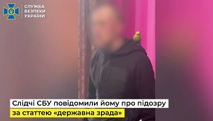 Ukrainos saugumiečiai sučiupo sprogmenis gaminti turėjusį rusų agentą