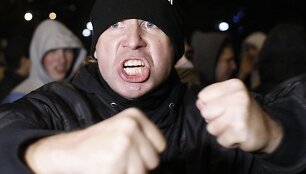Protestuotojas Maskvoje