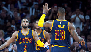 LeBronas Jamesas ir Kyrie Irvingas