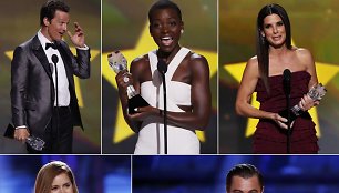 Matthew McConaughey, Lupita Nyong'o, Sandra Bullock, Amy Adams ir Leonardo DiCaprio