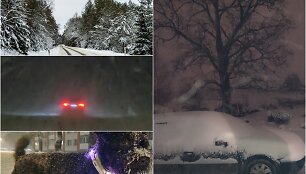 Sausio 1 d. orai ir eismo sąlygos
