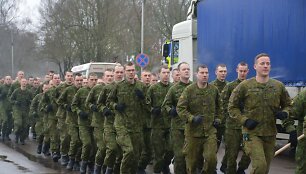 Į atsargą i&scaron;lydima apie 130 tarnybą Birutės ulonų batalione baigusių &scaron;auktinių karių