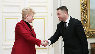 Dalia Grybauskaitė ir Eligijus Masiulis