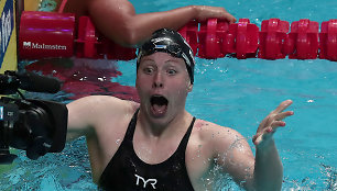 Pasaulio čempione tapo Lilly King