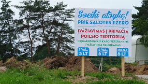 Salotės ežero apylinkės ir &bdquo;apkasai&ldquo;
