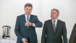 Algirdas Butkevičius ir Rimantas Sinkevičius