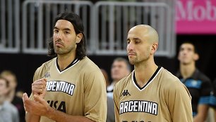 Luisas Scola ir Emanuelis Ginobili