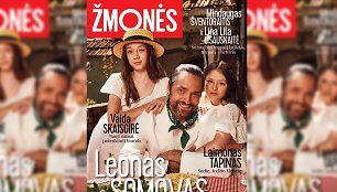 Leonas Somovas su dukromis Sara ir Sofija