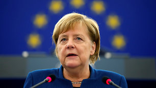 Angela Merkel Europos Parlamente