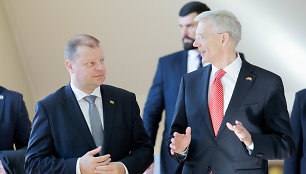 Saulius Skvernelis ir Krišjanis Karinis