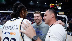 Trey Thompkinsas, Luka Dončičius ir Jonas Mačiulis