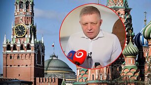 Kremlius ir Robertas Fico, dpa/Stopkadras