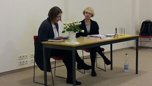 Su moderatore, lietuvių k. dėstytoja Greifsvaldo universitete D.Graicevičiūte