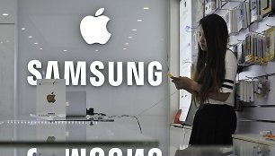 „Samsung“ ir „Apple“ prekės ženklai