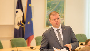 Premjeras Saulius Skvernelis lankėsi Visagine