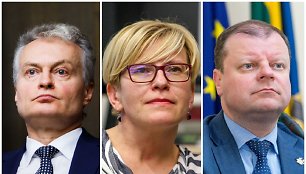 Gitanas Nausėda, Ingrida Šimonytė, Saulius Skvernelis