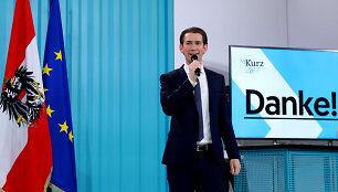 Austrijos Liaudies partijos lyderis Sebastianas Kurzas
