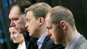 Arvydas Sabonis, Dainius Adomaitis, Ramūnas &Scaron;i&scaron;kauskas