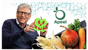 Melas, kad Billas Gatesas sugalvojo technologiją vaisiams bei daržovėms apsaugoti ir kad ji yra pavojinga