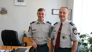 Vadovybė dėkoja pilieti&scaron;kam pareigūnui R.Rudžiui