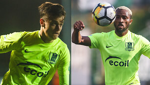 Dovydas Virk&scaron;as ir Lajo Traore