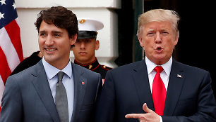 Justinas Trudeau ir Donaldas Trumpas