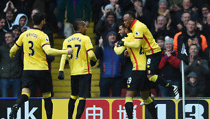 &bdquo;Watford&ldquo; džiaugiasi Etienne Capoue įvarčiu