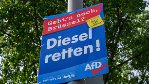 AfD rinkiminis plakatas