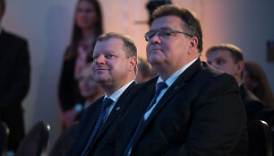 Saulius Skvernelis ir Linas Linkevičius